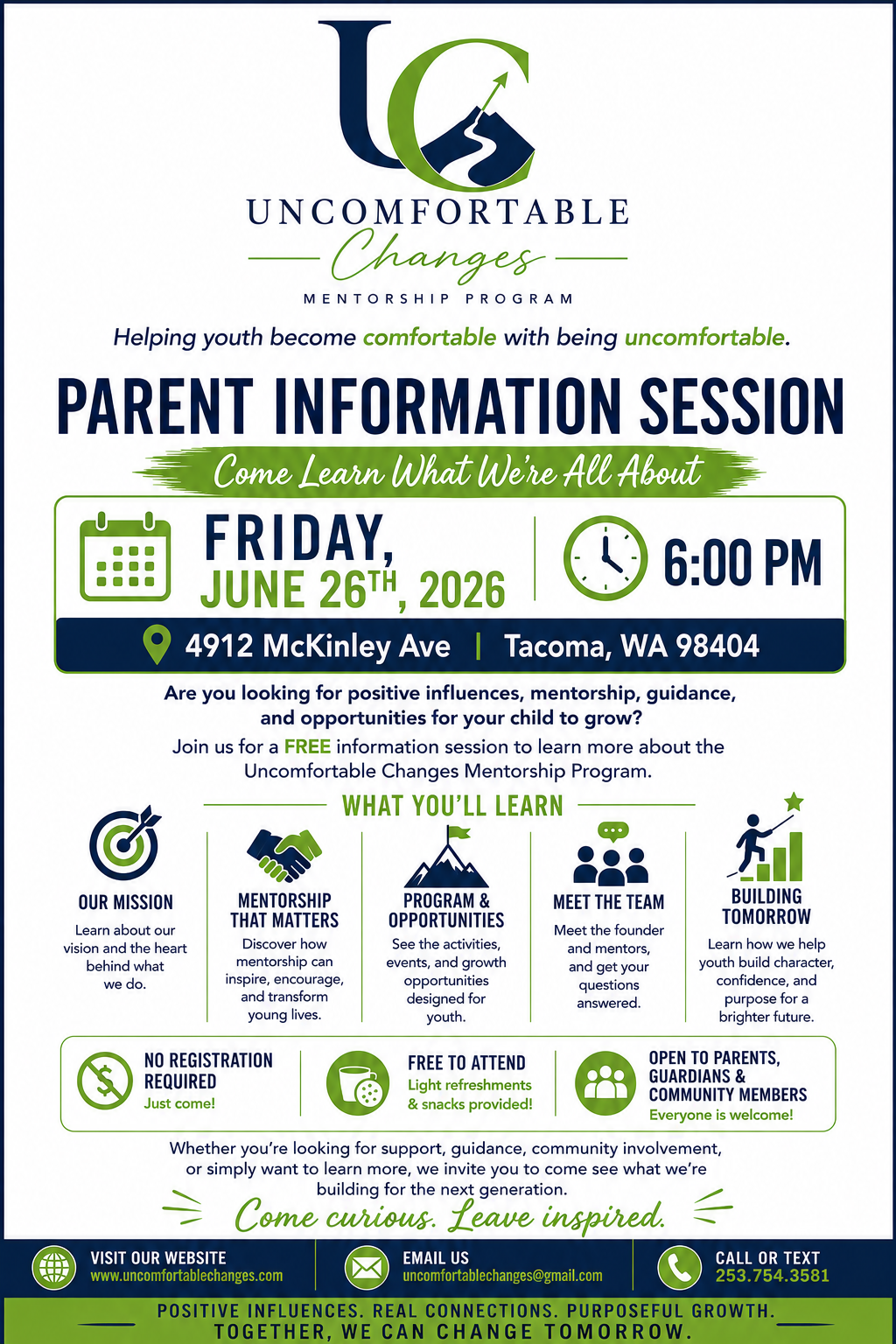 Parent Information Session Flyer